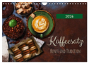 Kaffeesatz - Kunst und Tradition (Wandkalender 2024 DIN A4 quer), CALVENDO Monatskalender
