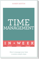 Time Management In A Week