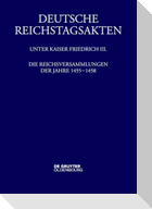 Die Reichsversammlungen der Jahre 1455 bis 1458