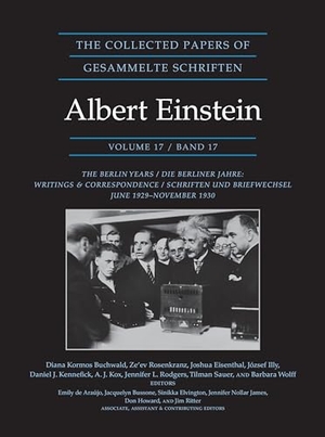 Einstein, Albert. The Collected Papers of Albert Einstein, Volume 17 (Documentary Edition) - The Berlin Years: Writings and Correspondence, June 1929-November 1930. Princeton University Press, 2024.