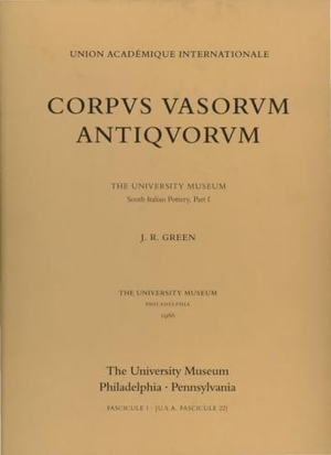 Green, J. R.. Corpus Vasorum Antiquorum I - The South Italian Pottery, Part I. ISD International - IPSUK, 1986.