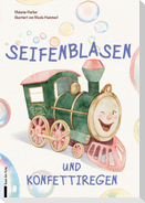 Seifenblasen und Konfettiregen