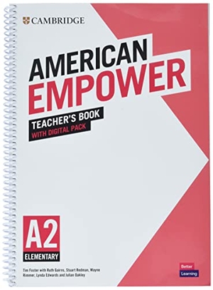 Foster, Tim. American Empower Elementary/A2 Teacher's Book with Digital Pack. Cambridge University Press, 2022.