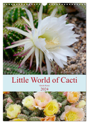 Little World of Cacti (Wall Calendar 2024 DIN A3 portrait), CALVENDO 12 Month Wall Calendar