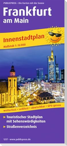 Frankfurt am Main Innenstadtplan 1 : 16 000