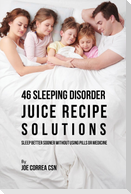 46 Sleeping Disorder Juice Recipe Solutions