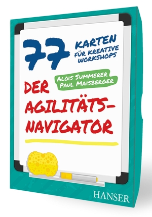 Summerer, Alois / Paul Maisberger. Der Agilitäts-Navigator - 77 Karten für kreative Workshops. Hanser Fachbuchverlag, 2019.