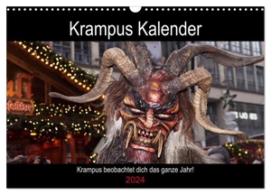 Mueller, Christian. Krampus Kalender 2024 (Wandkalender 2024 DIN A3 quer), CALVENDO Monatskalender - Krampus beobachtet dich das ganze Jahr. Calvendo, 2023.