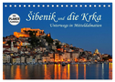 ¿ibenik und die Krka - Unterwegs in Mitteldalmatien (Tischkalender 2024 DIN A5 quer), CALVENDO Monatskalender