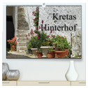Kretas Hinterhof (hochwertiger Premium Wandkalender 2024 DIN A2 quer), Kunstdruck in Hochglanz