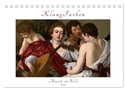 KlangFarben - Musik im Bild (Tischkalender 2024 DIN A5 quer), CALVENDO Monatskalender