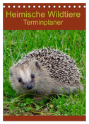 Heimische Wildtiere Terminplaner (Tischkalender 2024 DIN A5 hoch), CALVENDO Monatskalender