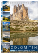 Dolomiten, ein Meer aus Bergen by VogtArt (Tischkalender 2024 DIN A5 hoch), CALVENDO Monatskalender