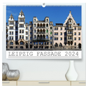 Leipzig Fassade 2024 (hochwertiger Premium Wandkalender 2024 DIN A2 quer), Kunstdruck in Hochglanz