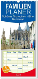 Familienplaner 2024 - Schönes Tschechien - Eine Rundreise mit 5 Spalten (Wandkalender, 21 x 45 cm) CALVENDO
