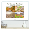 Nordrhein-Westfalen - Ein malerischer Spaziergang (hochwertiger Premium Wandkalender 2025 DIN A2 quer), Kunstdruck in Hochglanz