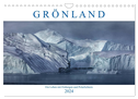 Grönland, ein Leben mit Eisbergen und Polarlichtern (Wandkalender 2024 DIN A4 quer), CALVENDO Monatskalender