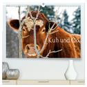 Kuh und Co. (hochwertiger Premium Wandkalender 2024 DIN A2 quer), Kunstdruck in Hochglanz