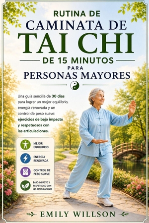 Wilson, Emily. Rutina de caminata de Tai Chi de 15 minutos para personas mayores - Una guía sencilla de 30 días para lograr un mejor equilibrio, energía renovada y un control de peso suave: ejercicios de bajo impacto y respetuosos con las articulaciones.. Amazon Digital Services LLC - Kdp, 2026.