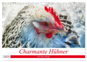 Charmante Hühner (Wandkalender 2025 DIN A4 quer), CALVENDO Monatskalender