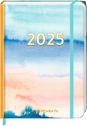 Kleiner Wochenkalender - Mein Jahr 2025 - Aquarell blau