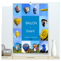 BALLON - Event (hochwertiger Premium Wandkalender 2025 DIN A2 hoch), Kunstdruck in Hochglanz