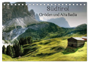 Südtirol - Gröden und Alta Badia (Tischkalender 2025 DIN A5 quer), CALVENDO Monatskalender