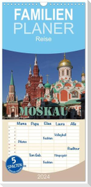 Familienplaner 2024 - Moskau mit 5 Spalten (Wandkalender, 21 x 45 cm) CALVENDO