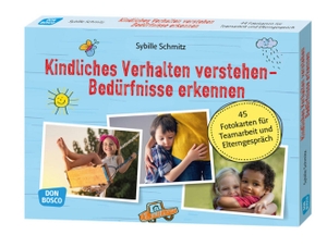 Schmitz, Sybille. Kindliches Verhalten verstehen - Bedürfnisse erkennen - 45 Fotokarten für Teamarbeit und Elterngespräch. Don Bosco Medien GmbH, 2018.
