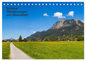 Schöne Wanderungen um Oberstdorf (Tischkalender 2024 DIN A5 quer), CALVENDO Monatskalender