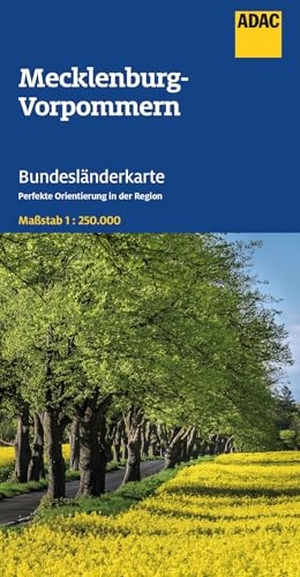 ADAC Bundesländerkarte Deutschland 02 Mecklenburg-Vorpommern 1:250.000. ADAC, 2026.