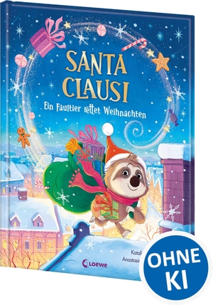 Brause, Katalina. Santa Clausi - Ein Faultier rettet Weihnachten - Warmherziges und stimmungsvolles Bilderbuch ab 4 Jahren - Fördert die Vorstellungskraft und das Selbstvertrauen - Perfektes Geschenk zur Weihnachtszeit. Loewe Verlag GmbH, 2026.