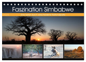 Faszination Simbabwe (Tischkalender 2025 DIN A5 quer), CALVENDO Monatskalender