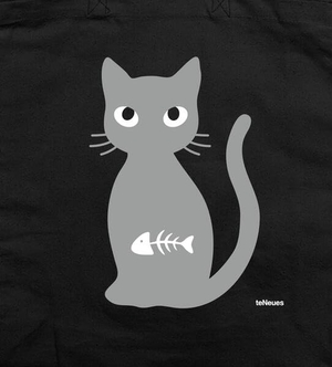 Katze mit Fisch, schwarz. teNeues Verlag GmbH, 2026.