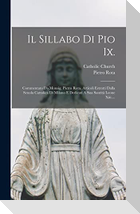 Il Sillabo Di Pio Ix.