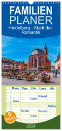 Familienplaner 2024 - Heidelberg - Stadt der Romantik mit 5 Spalten (Wandkalender, 21 x 45 cm) CALVENDO