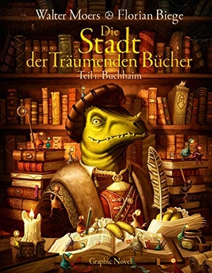 Moers, Walter. Die Stadt der Träumenden Bücher (Comic) - Band 1: Buchhain. Penguin Verlag, 2019.
