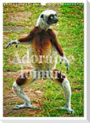Adorable lemurs (Wall Calendar 2025 DIN A3 portrait), CALVENDO 12 Month Wall Calendar