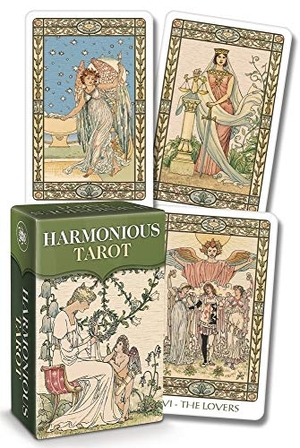 Crane, Walter / Fitzpatrick, Ernest et al. Harmonious Tarot Mini. Llewellyn Worldwide, Ltd., 2020.