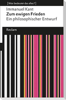 Zum ewigen Frieden