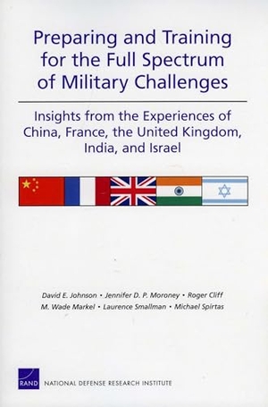 Johnson, David E / Moroney, Jennifer D P et al. Preparing and Training for the Full Spectrum of Military Challenges - Insights from the Experiences of China, France, the United Kingdom, India, and Israel. RAND Corporation, 2010.