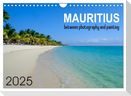 Mauritius between photography and painting (Wall Calendar 2025 DIN A4 landscape), CALVENDO 12 Month Wall Calendar