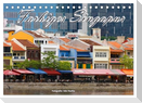 Farbiges Singapur (Tischkalender 2025 DIN A5 quer), CALVENDO Monatskalender