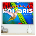 Kolibris - wahre Luftakrobaten (hochwertiger Premium Wandkalender 2024 DIN A2 quer), Kunstdruck in Hochglanz