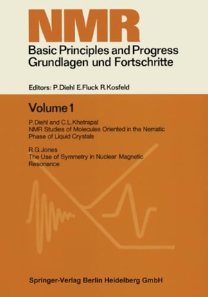 Diehl, P. / Jones, R. G. et al. NMR Basic Principles and Progress. Grundlagen und Fortschritte. Springer Berlin Heidelberg, 2013.