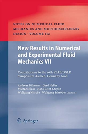 Dillmann, Andreas / Gerd Heller et al (Hrsg.). New Results in Numerical and Experimental Fluid Mechanics VII - Contributions to the 16th STAB/DGLR Symposium Aachen, Germany 2008. Springer Berlin Heidelberg, 2014.