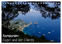 Kampanien ¿ Capri und der Cilento (Tischkalender 2025 DIN A5 quer), CALVENDO Monatskalender