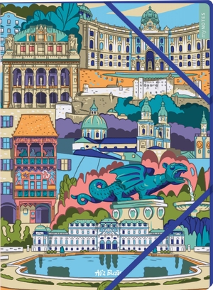 myNOTES Papeterie: Sammelmappe Österreich - Glanzpunkte Architektur. Ars Edition GmbH, 2026.