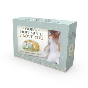 McBratney, Sam. Guess How Much I Love You: Deluxe Book and Toy Gift Set - (Adorable Baby Shower Gift Set - Classic Board Book about Loving Right Up to the Moon and Back with Plush, Stuffed Bunny Rabbit & Box). Candlewick Press (MA), 2023.
