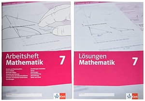 Arbeitsheft Mathematik 7. Brüche, Dezimalzahlen, Terme, Gleichungen, Zuordnungen, Prozent- und Zinsrechnung, Dreiecke, Vierecke, Daten, Zufall - Arbeitsheft mit Lösungsheft Klasse 7. Klett Ernst /Schulbuch, 2021.
